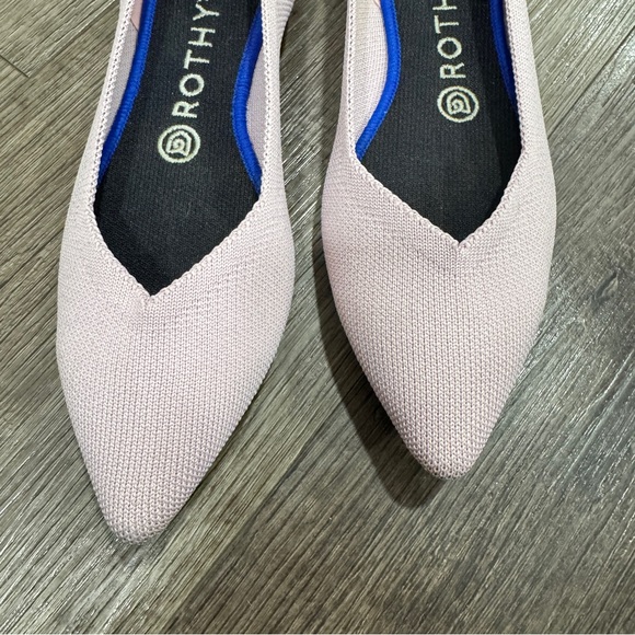 Rothy's The point flat retired petal pink size 8 - Picture 5 of 10